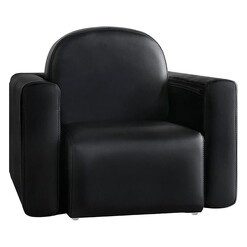 Picture of Mikha Kids' Convertible Armchair Faux Leather Black Big Fun Club