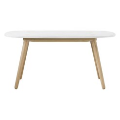 Picture of Milan Dining Table MDF Oak/Light Grey Living by Design