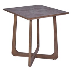 Picture of Milan Wooden Side Table Elm Natural Brown Alliance Furniture
