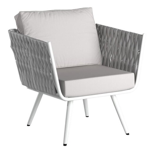 Picture of Milano Outdoor Armchair Steel White E-living