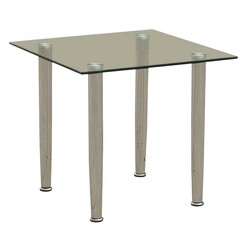 Picture of Milano Side Table Glass Natural Dover Mason