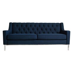 Picture of Millford 3-Seater Sofa Fabric Navy Dasch Design
