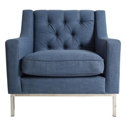 Picture of Millford Armchair, Denim Fabric Dasch Design