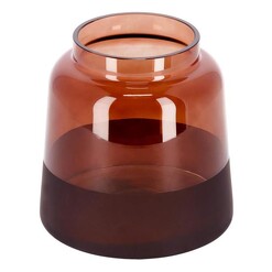 Picture of Millgate Vase Size 15 x 15cm in Red by Vida & Co.