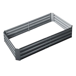 Picture of Milner Raised Garden Bed Metal Aluminium Grey Frisse Outdoors