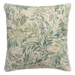 Picture of Milos Handpainted Cushion in Green by Maison by Rapee