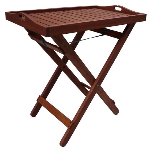 Picture of Minato Outdoor Foldable Serving Table Wood Mahogany The Import Depot Picture of Minato Outdoor Foldable Serving Table Wood Mahogany The Import Depot