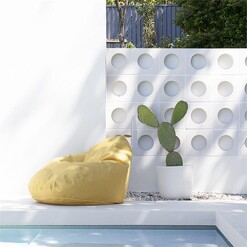 Picture of Mini Pod Indoor/Outdoor Bean Bag Cover in Mustard by Mooi Living