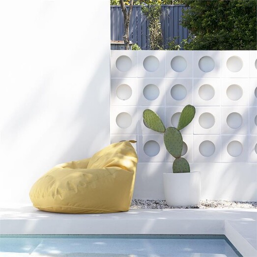 Picture of Mini Pod Indoor/Outdoor Bean Bag Cover in Mustard by Mooi Living