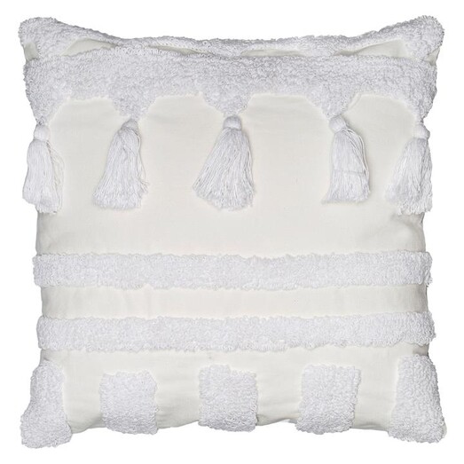 Picture of Mistique Hand-Embroidered Cushion in White by Amalfi Picture of Mistique Hand-Embroidered Cushion in White by Amalfi