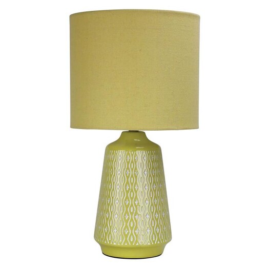 Picture of Moana Table Lamp in Yellow by Oriel Lighting