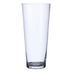 Picture of Moda Conical Glass Vase Size 13.8 x 30cm in Clear by Casa Domani