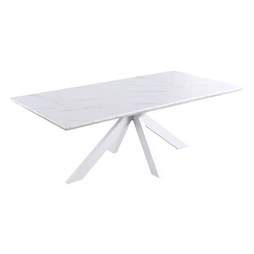 Picture of Moi Dining Table MDF White Amara Bay Road Designs