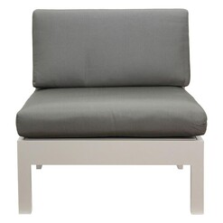 Picture of Mojito Outdoor Middle Sofa Fabric Taupe/Charcoal Satara