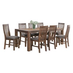 Picture of Mollymook 9-Piece Dining Set in Chocolate by Rothbury Home