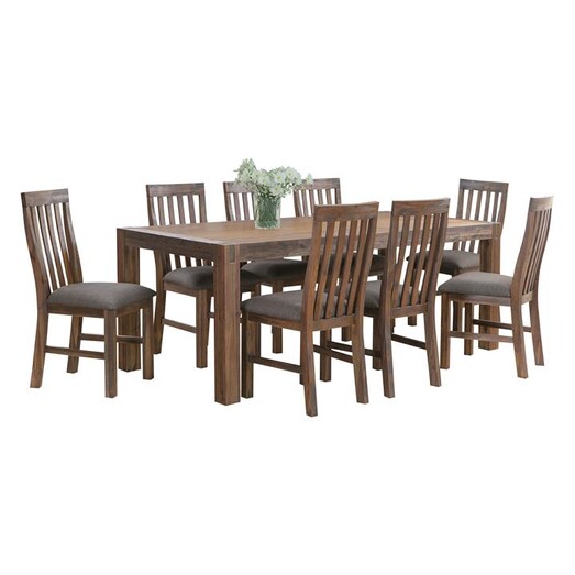 Picture of Mollymook 9-Piece Dining Set in Chocolate by Rothbury Home Picture of Mollymook 9-Piece Dining Set in Chocolate by Rothbury Home