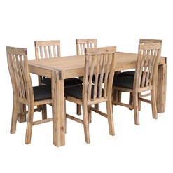 Picture of Mollymook 9-Piece Dining Set in Oak by Rothbury Home