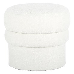 Picture of Monet Boucle Ottoman Fabric White Life Interiors