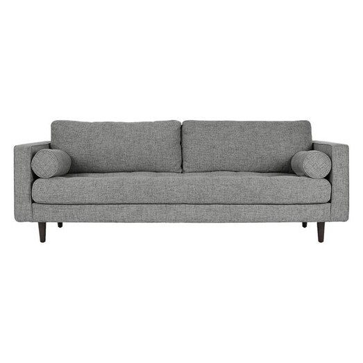 Picture of Montana 3 Seater Upholstered Sofa Polyester Medium Grey HOMESTAR Picture of Montana 3 Seater Upholstered Sofa Polyester Medium Grey HOMESTAR