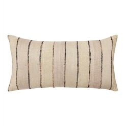 Picture of Montana Striped Breakfast Cushion with Feather Fill in Brown by L&M Home