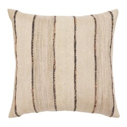 Picture of Montana Striped Cushion with Feather Fill in Brown by L&M Home