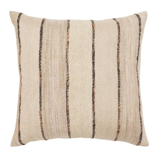 Picture of Montana Striped Cushion with Feather Fill in Brown by L&M Home Picture of Montana Striped Cushion with Feather Fill in Brown by L&M Home