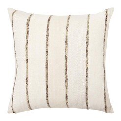Picture of Montana Striped Cushion with Feather Fill in Off-White by L&M Home
