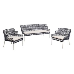 Picture of Montar 3-Piece Outdoor Lounge Set Metal Assorted Vida & Co.