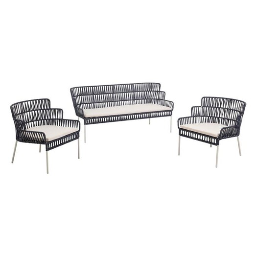 Picture of Montar 3-Piece Outdoor Lounge Set Metal Assorted Vida & Co. Picture of Montar 3-Piece Outdoor Lounge Set Metal Assorted Vida & Co.