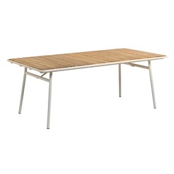 Picture of Montar Outdoor Timber Dining Table Acacia Natural/White Vida & Co.