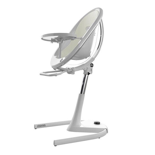 Picture of Moon High Chair, White & Snow White with Cushions Polycarbonate White/Black Mima