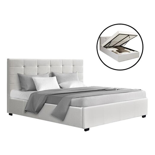 Picture of Moore Storage Bed Faux Leather Assorted Resort Living