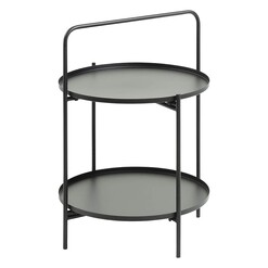 Picture of Morgana Side Table Metal Black Vida & Co.