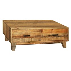 Picture of Morisset Coffee Table Wood Antique Light Brown Rothbury Home