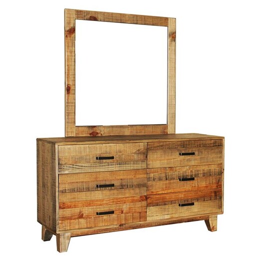 Picture of Morisset Dressing Table Wood Antique Light Brown Rothbury Home