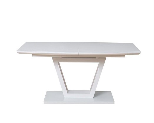 Picture of Moskov Rectangular Extension Dining Table 160-200cm - White Picture of Moskov Rectangular Extension Dining Table 160-200cm - White