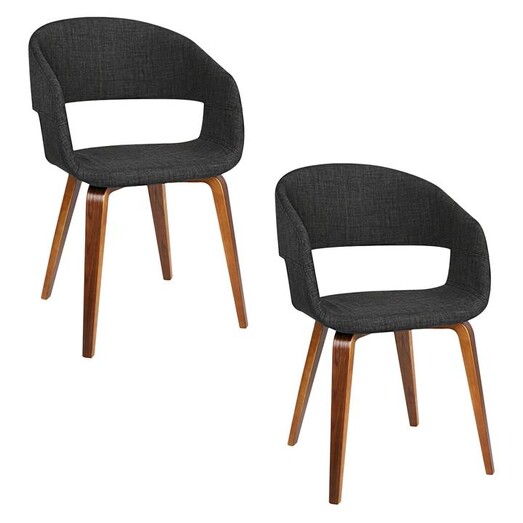 Picture of Mota Dining Chair, Charcoal (Set Of 2) Fabric Resort Living