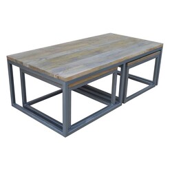 Picture of Mullum Coffee Table (Set of 3) Wood Natural Dover Mason