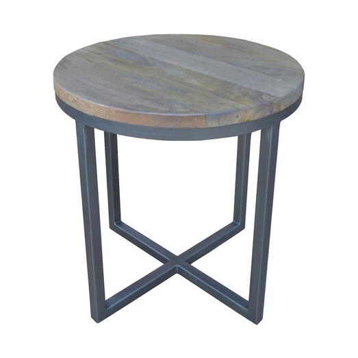 Picture of Mullum Round Side Table Wood Natural Dover Mason