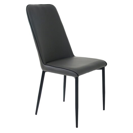 Picture of Munich Faux Leather Dining Chair Grey HOMESTAR