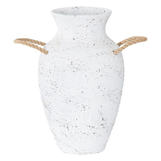 Picture of Naama Wide Neck Vessel with Jute Handles Size 18 x 21cm in 26854 by Amalfi Picture of Naama Wide Neck Vessel with Jute Handles Size 18 x 21cm in 26854 by Amalfi