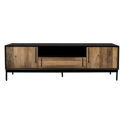 Picture of Nairobi 4-Nook Wooden Sideboard in Light Brown by Dutchbone