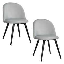 Picture of Nalu Velvet Dining Chair (Set of 2) Assorted Zanui Collection