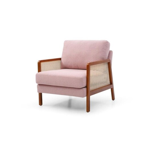 Picture of Natalie Modern Scandinavian Accent Lounge Arm Chair - Pink Picture of Natalie Modern Scandinavian Accent Lounge Arm Chair - Pink
