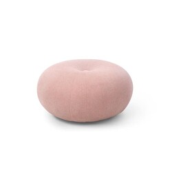 Picture of Natalie Modern Scandinavian Relaxing Ottoman Foot Stool - Pink