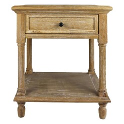Picture of Natasha Bedside Table Wood Natural Homeflex