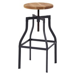 Picture of Nath Bar Stool Metal Black Emporium Oggetti
