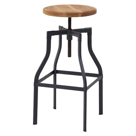 Picture of Nath Bar Stool Metal Black Emporium Oggetti
