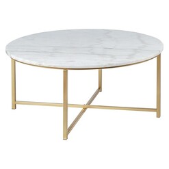 Picture of Nattai Round Marble Coffee Table Assorted Zanui Collection