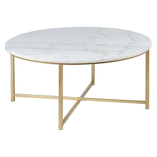 Picture of Nattai Round Marble Coffee Table Assorted Zanui Collection
